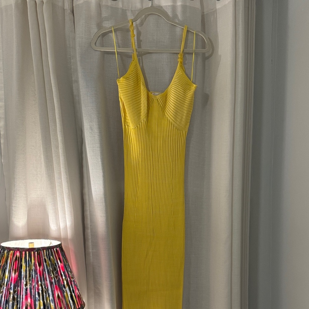 House of Harlow 1960 Yellow Midi Dress